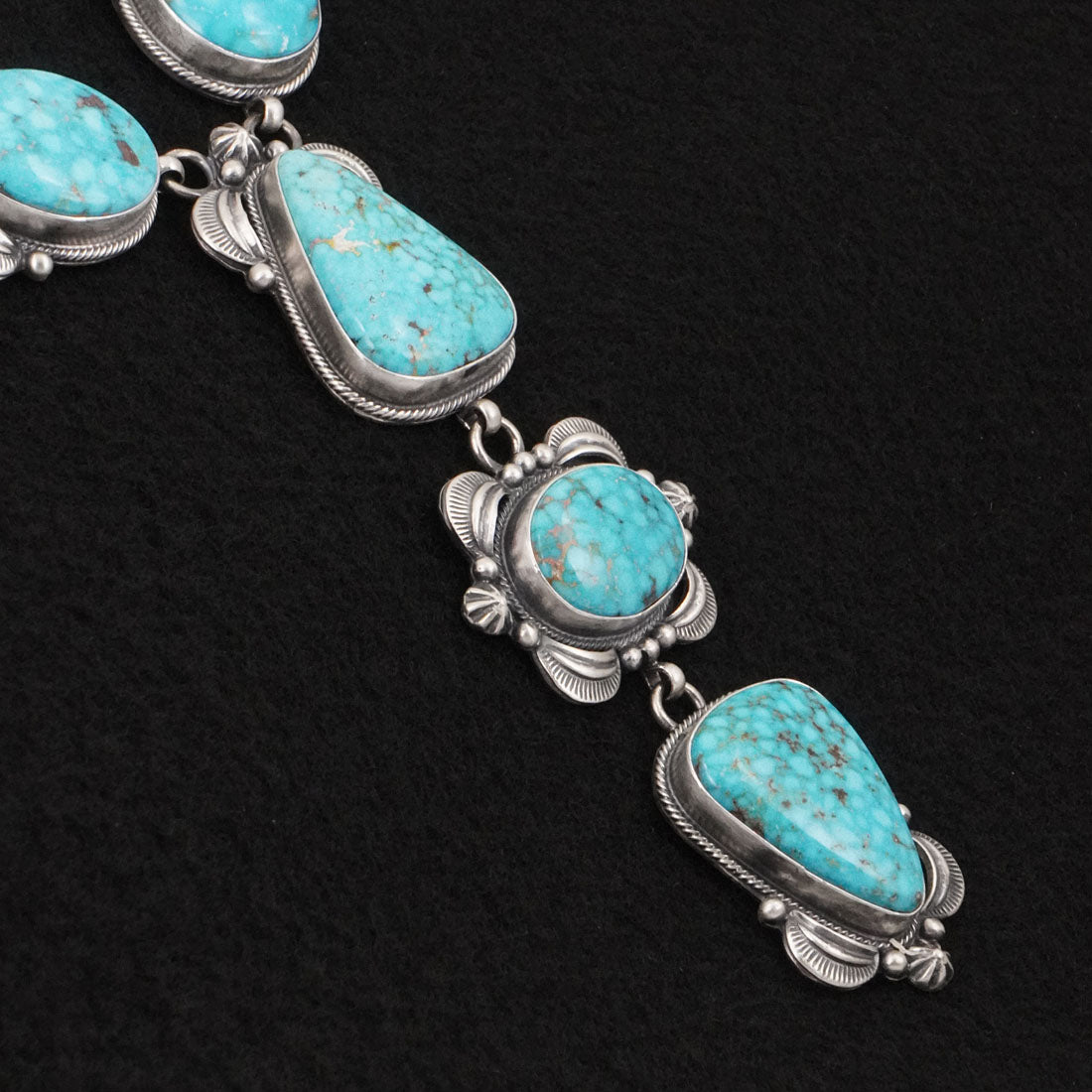 Randy Boyd Turquoise & Sterling Silver Necklace Set