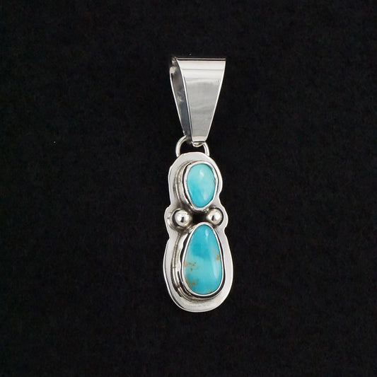 Kathleen Livingston Turquoise & Sterling Silver Pendant