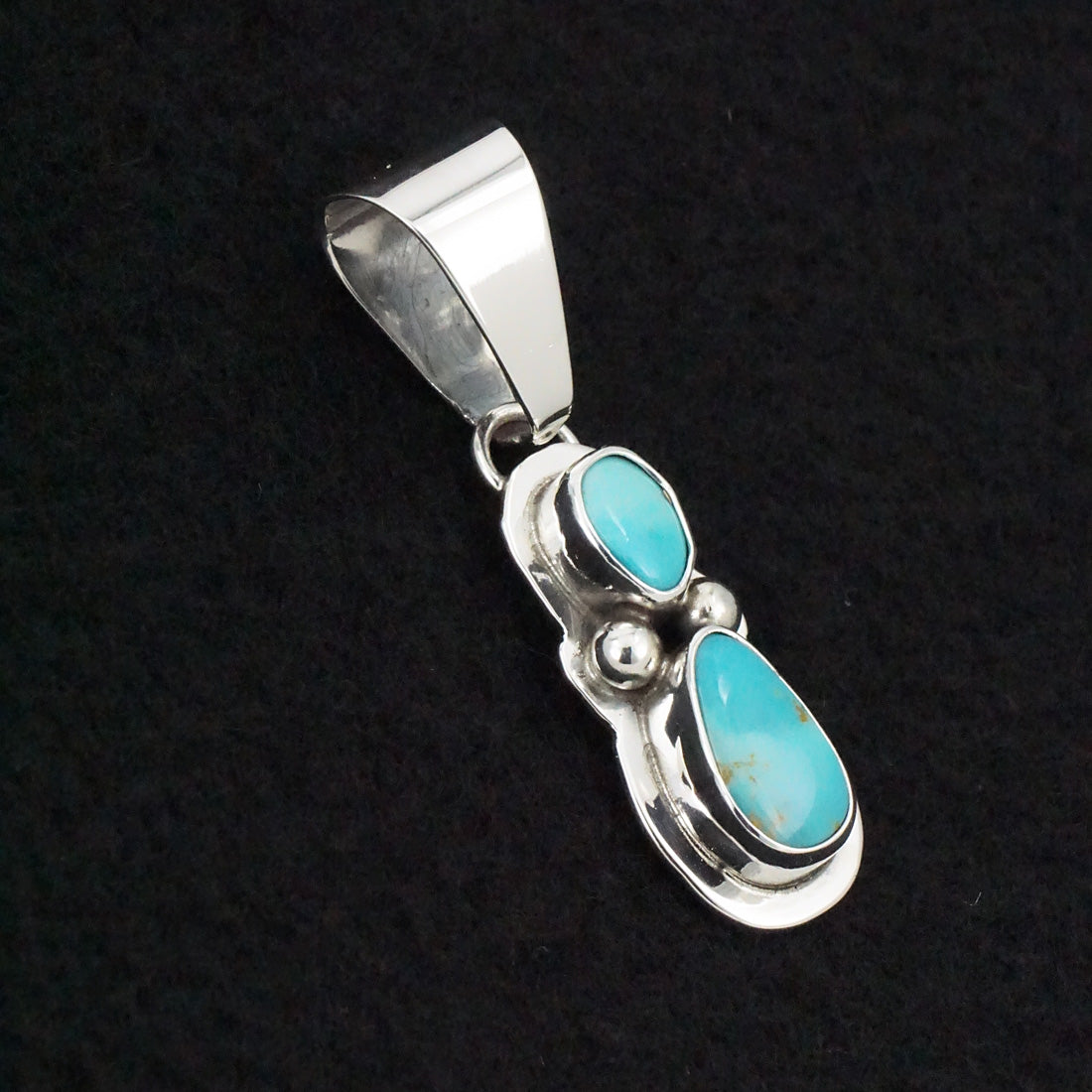 Kathleen Livingston Turquoise & Sterling Silver Pendant