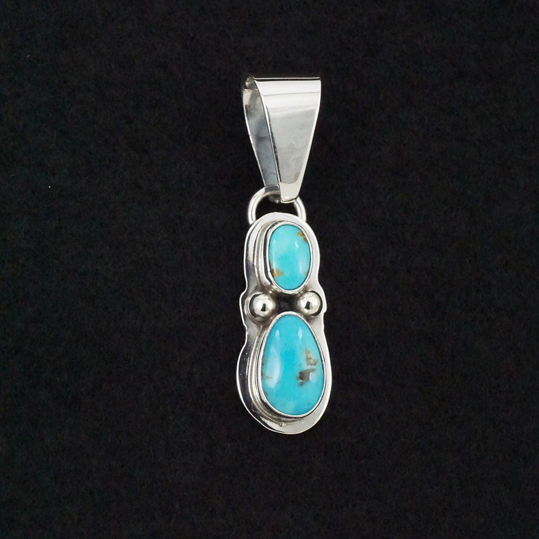 Kathleen Livingston Turquoise & Sterling Silver Pendant