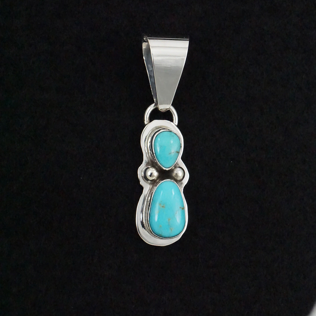 Kathleen Livingston Turquoise & Sterling Silver Pendant