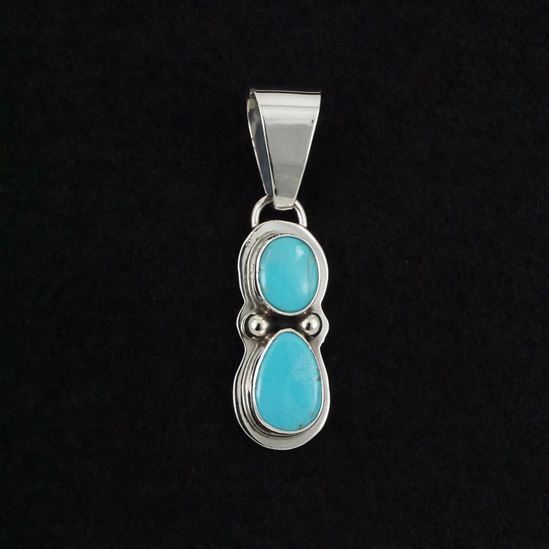 Kathleen Livingston Turquoise & Sterling Silver Pendant