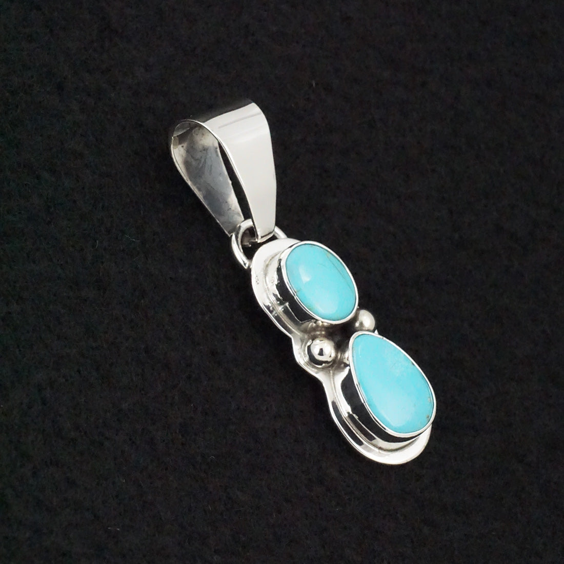 Kathleen Livingston Turquoise & Sterling Silver Pendant