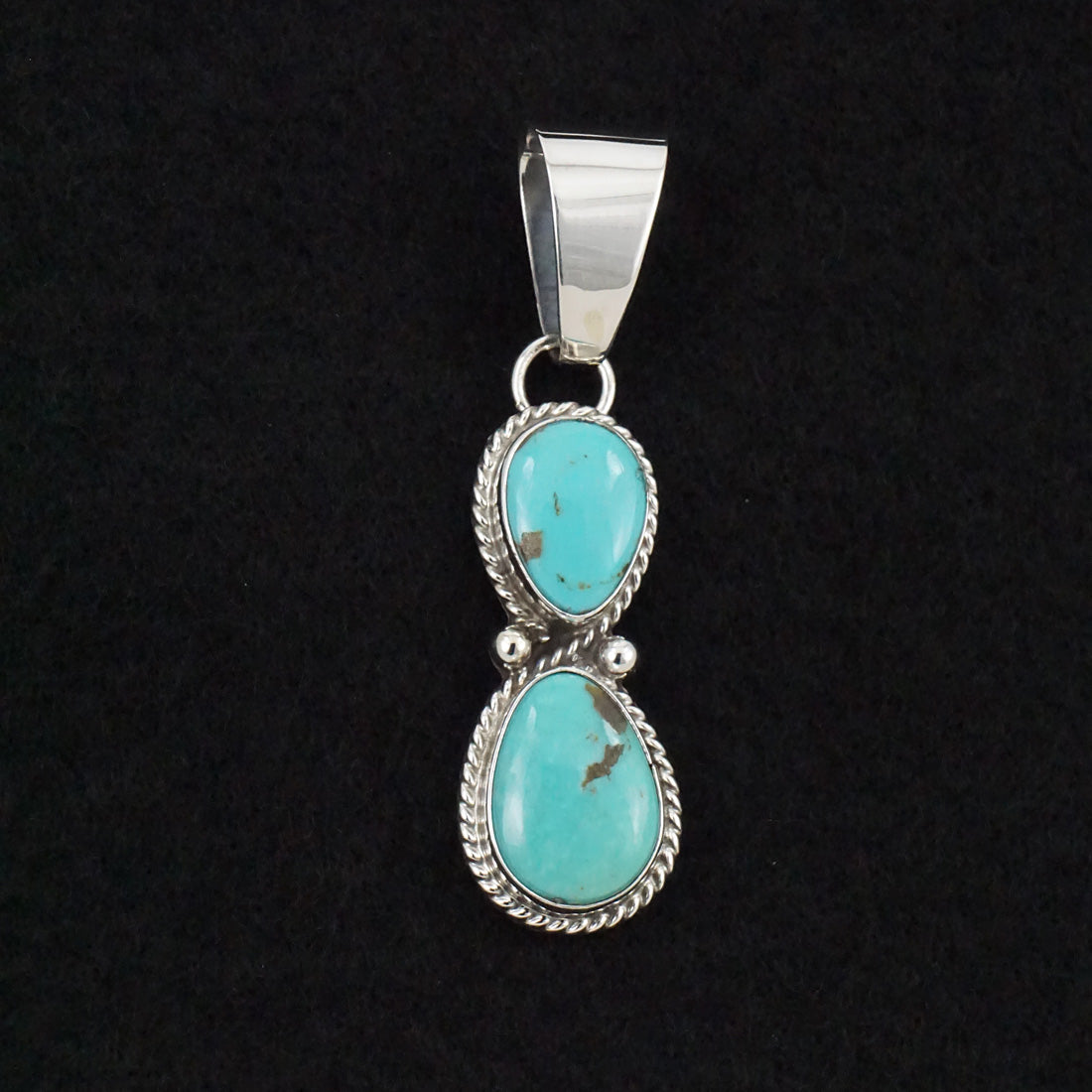 Kathleen Livingston Turquoise & Sterling Silver Pendant