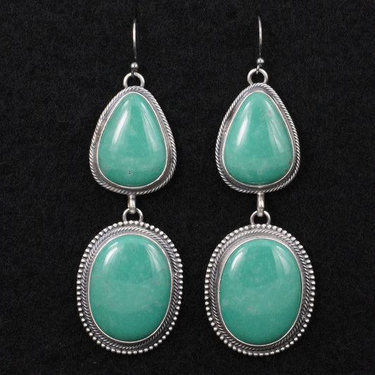 Darrin Livingston Turquoise & Sterling Silver Earrings