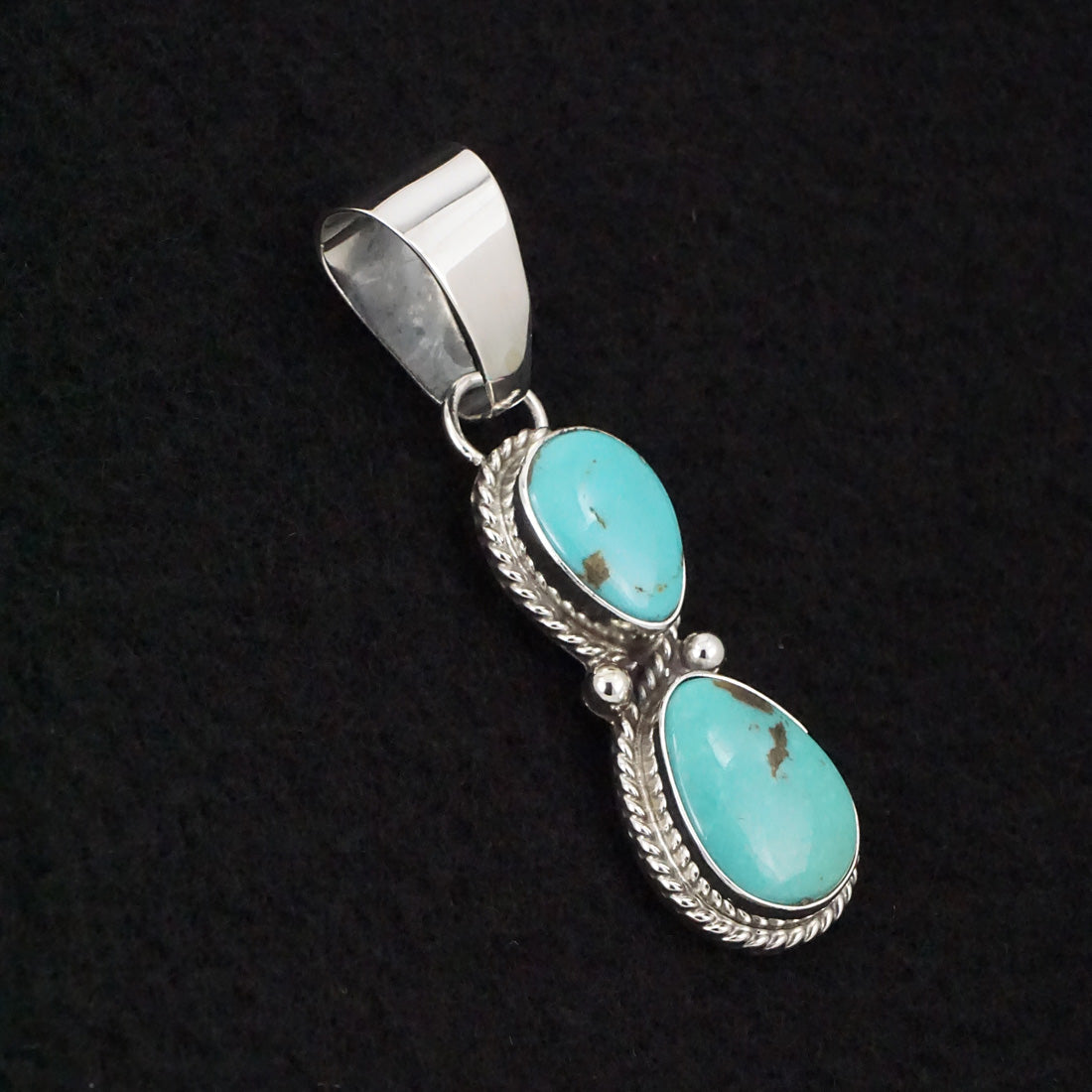 Kathleen Livingston Turquoise & Sterling Silver Pendant