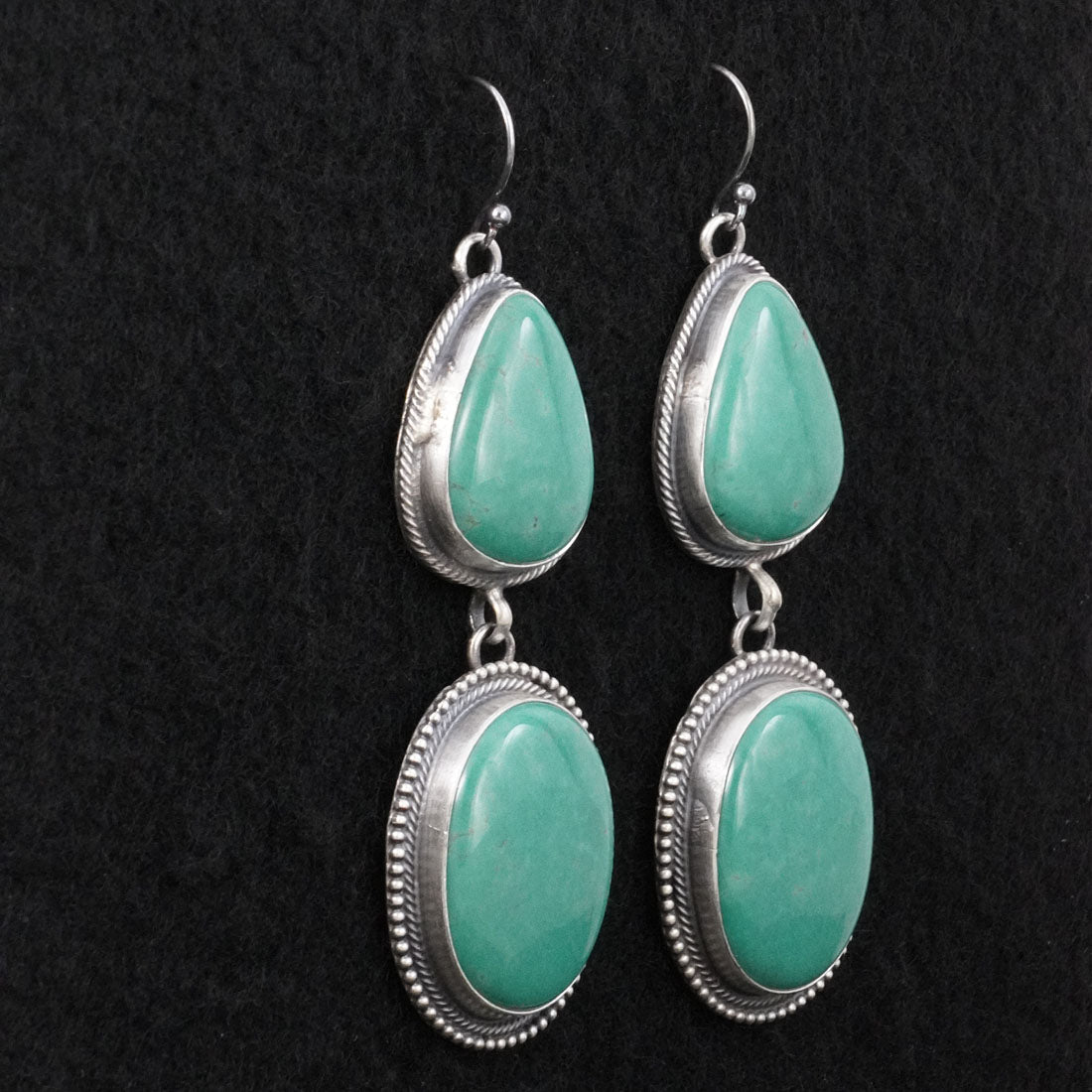 Darrin Livingston Turquoise & Sterling Silver Earrings