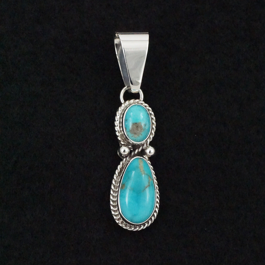 Kathleen Livingston Turquoise & Sterling Silver Pendant