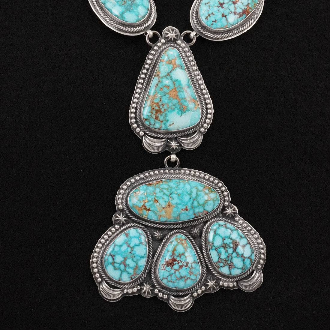Randy Boyd Turquoise & Sterling Silver Necklace Set