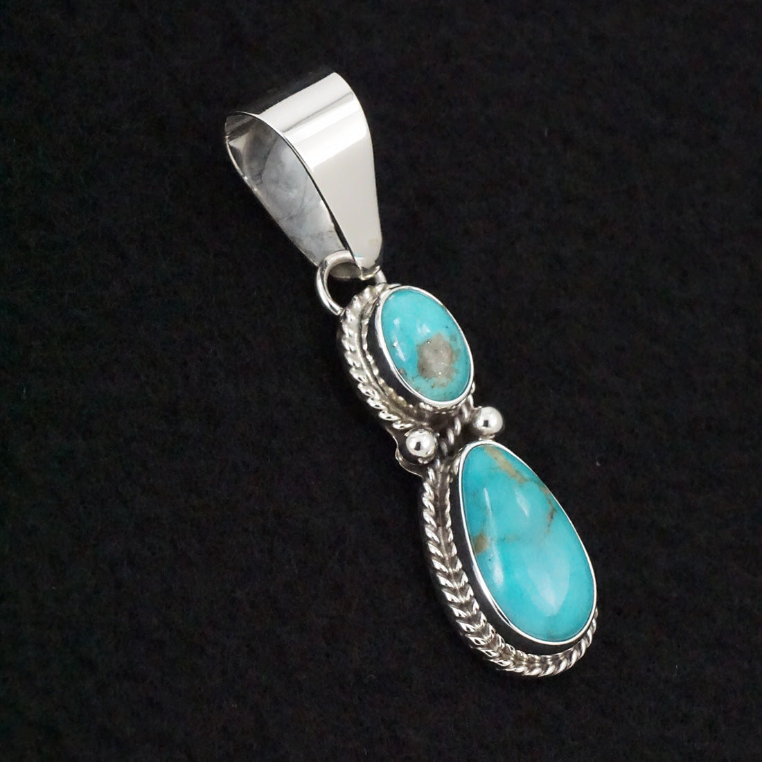 Kathleen Livingston Turquoise & Sterling Silver Pendant