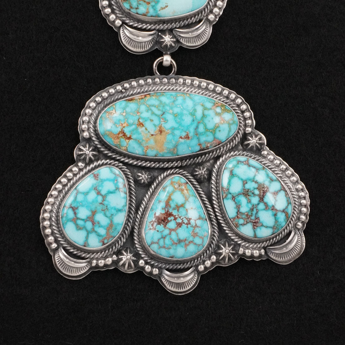 Randy Boyd Turquoise & Sterling Silver Necklace Set
