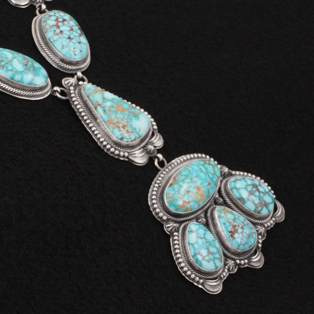 Randy Boyd Turquoise & Sterling Silver Necklace Set