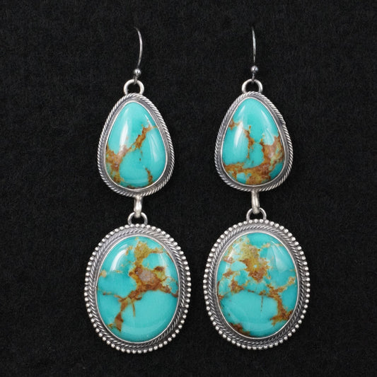 Darrin Livingston Turquoise & Sterling Silver Earrings