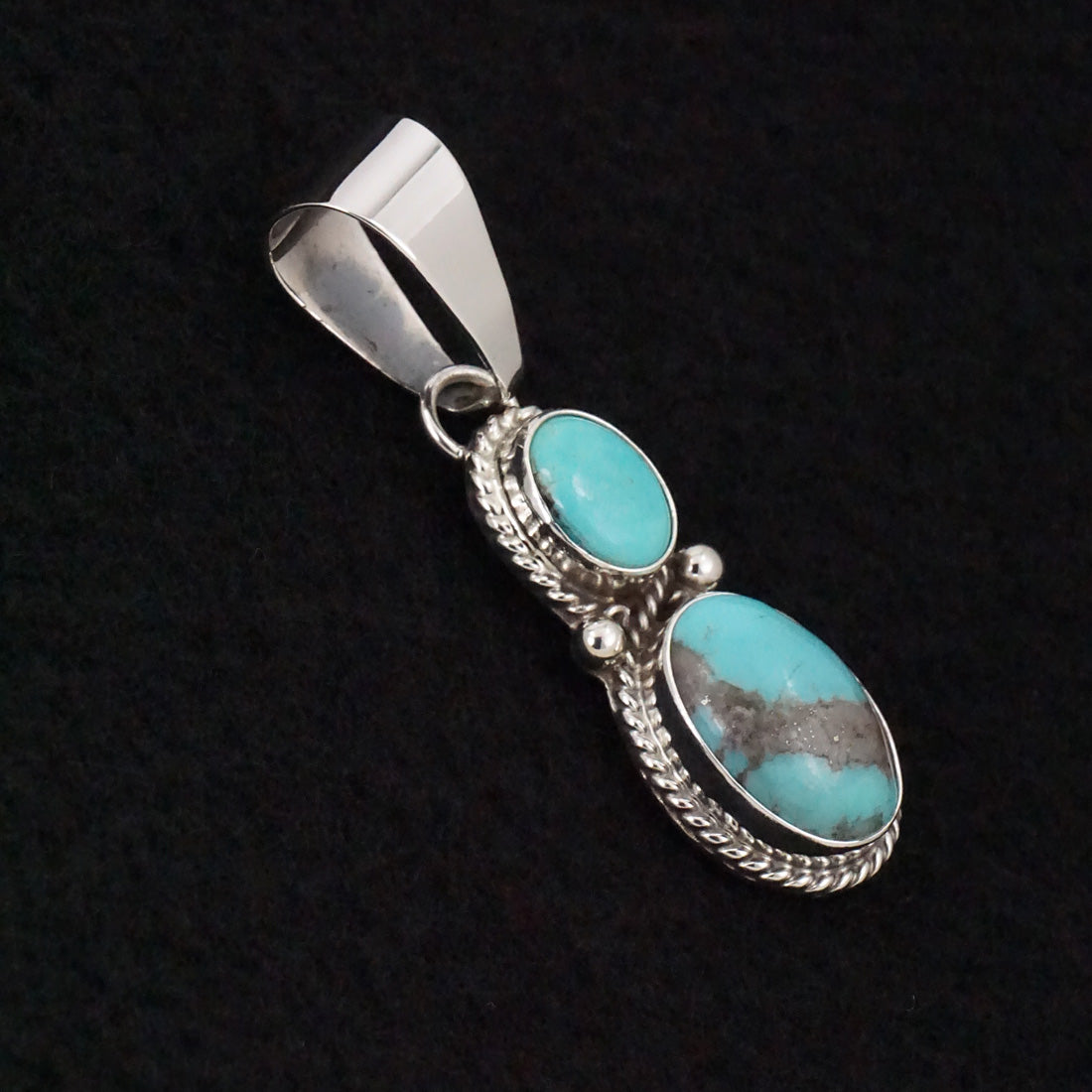 Kathleen Livingston Turquoise & Sterling Silver Pendant