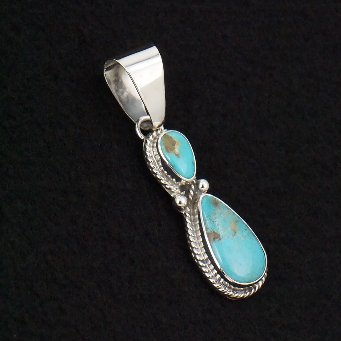 Kathleen Livingston Turquoise & Sterling Silver Pendant