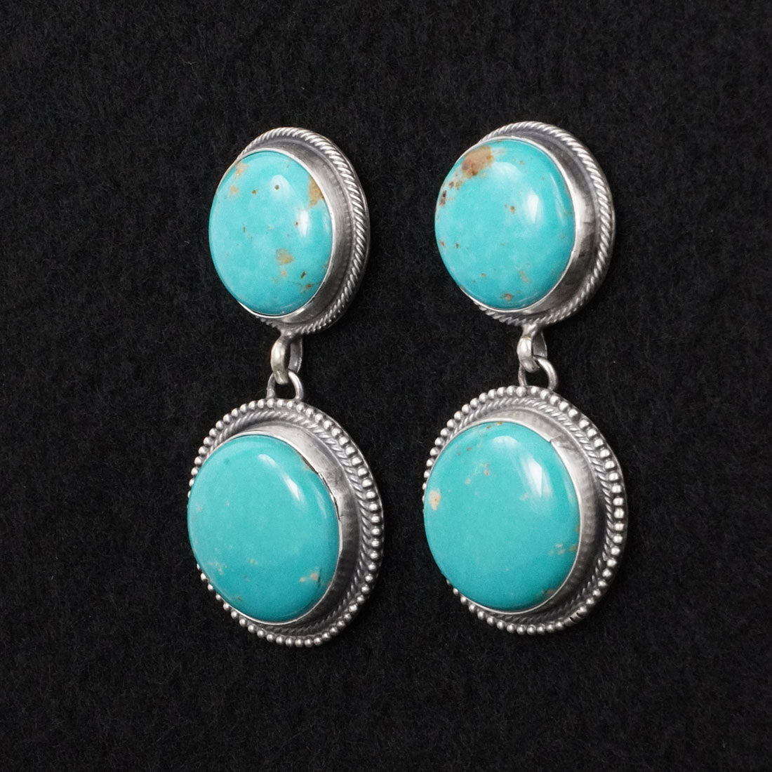 Darrin Livingston Turquoise & Sterling Silver Earrings