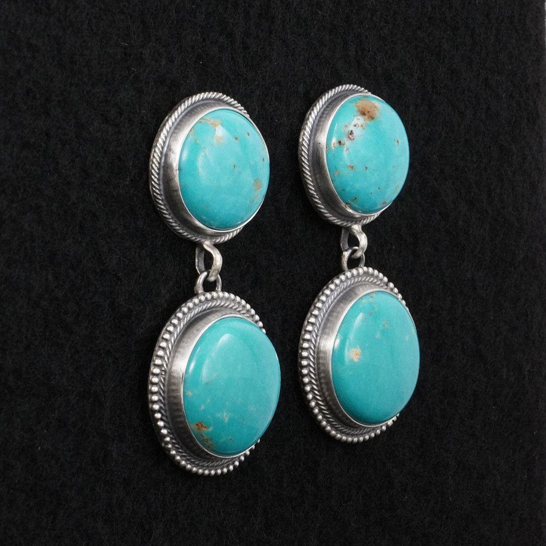 Darrin Livingston Turquoise & Sterling Silver Earrings