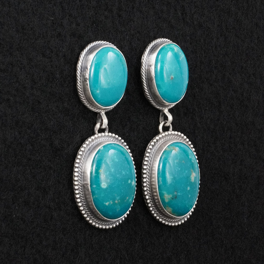 Darrin Livingston Turquoise & Sterling Silver Earrings