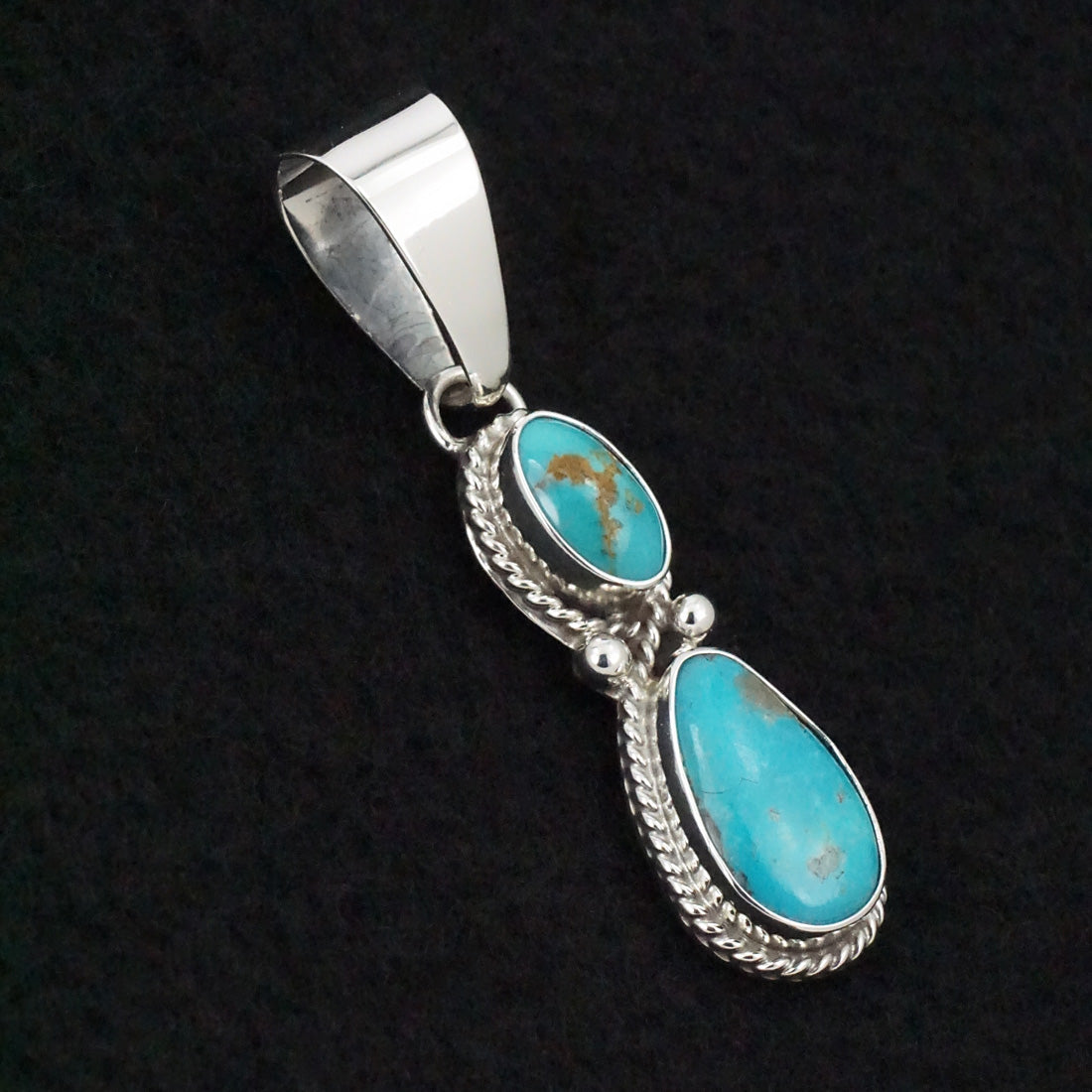 Kathleen Livingston Turquoise & Sterling Silver Pendant