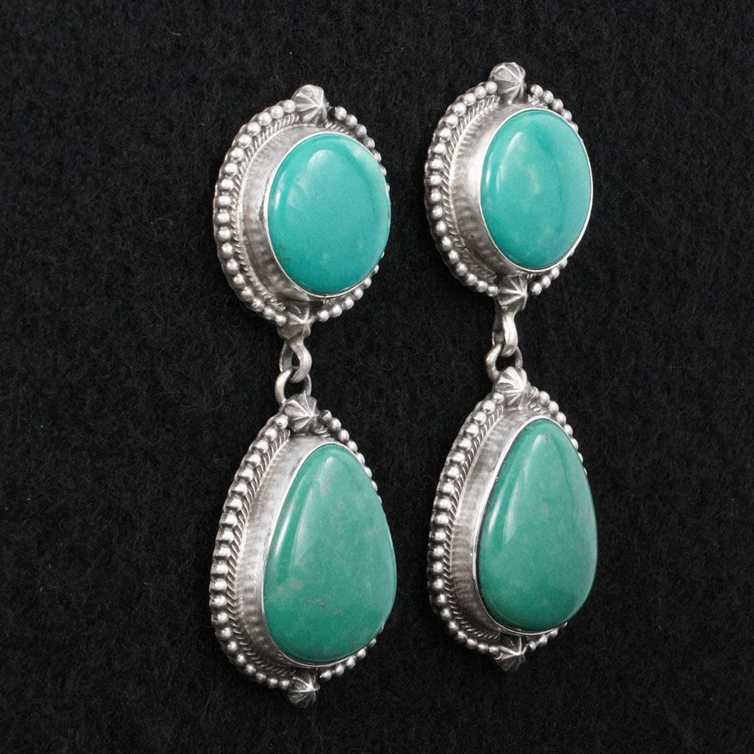 Darrin Livingston Turquoise & Sterling Silver Earrings