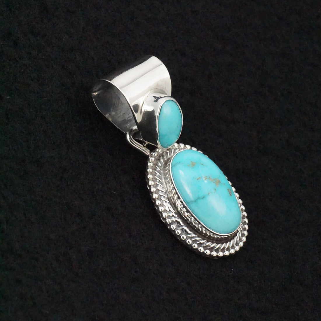 Kathleen Livingston Turquoise & Sterling Silver Pendant