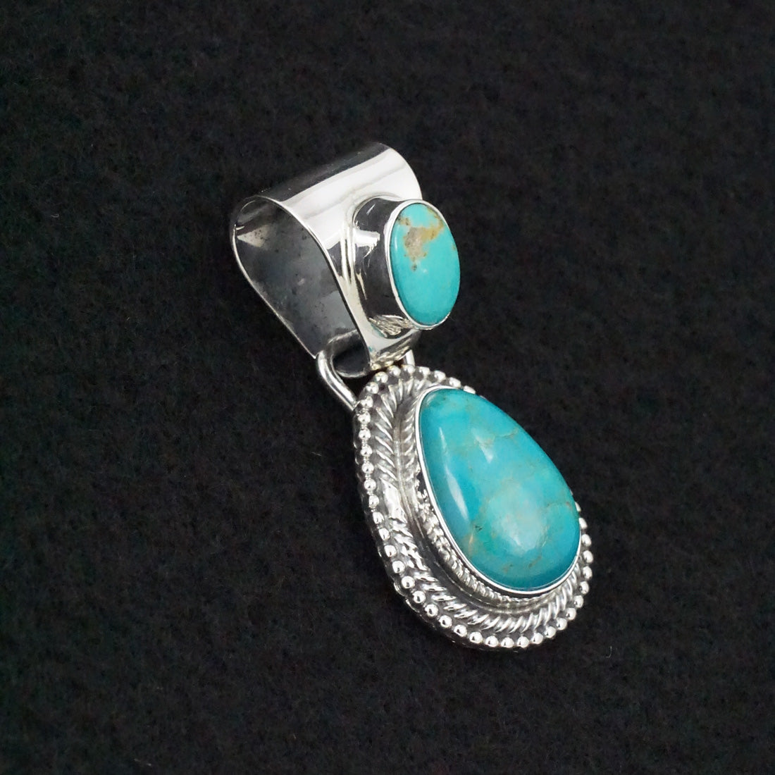 Kathleen Livingston Turquoise & Sterling Silver Pendant