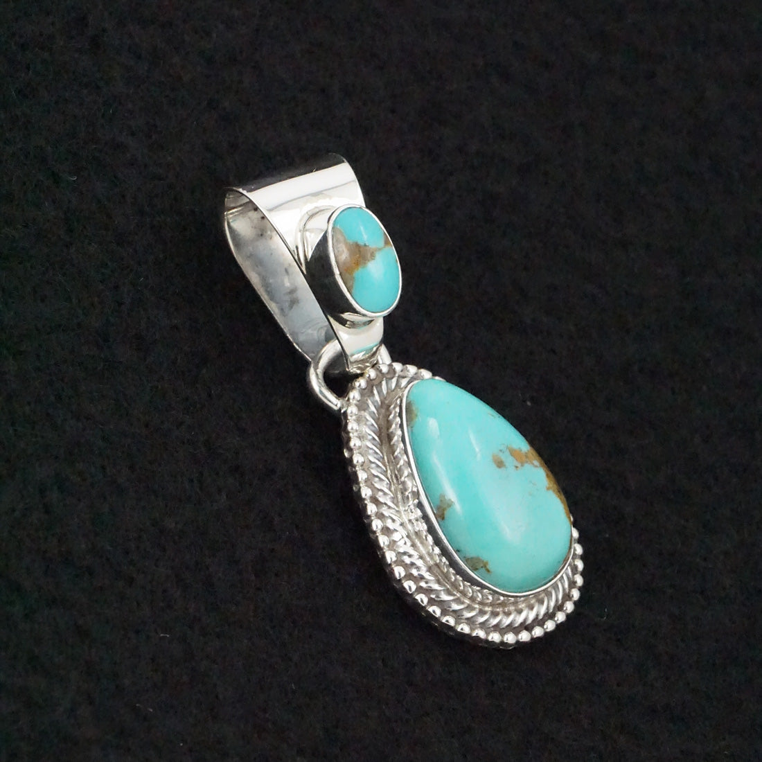 Kathleen Livingston Turquoise & Sterling Silver Pendant