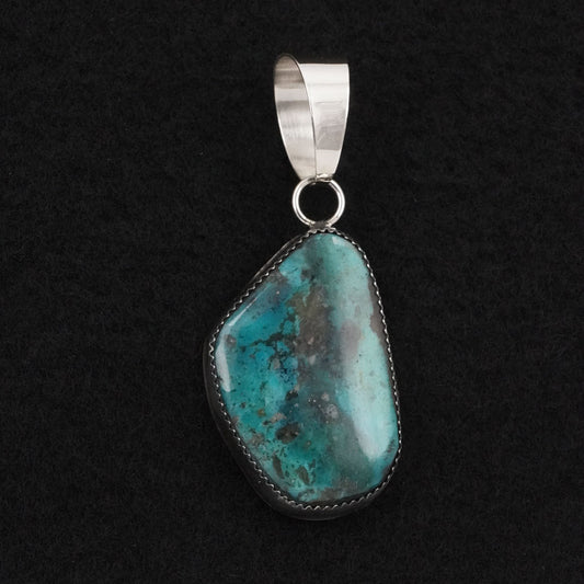 Leslie Nez Turquoise & Sterling Silver Pendant