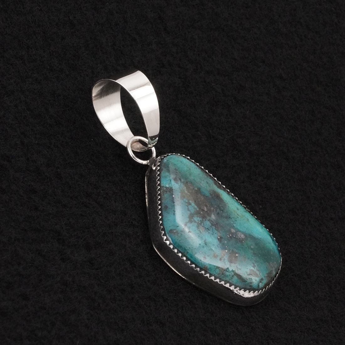 Leslie Nez Turquoise & Sterling Silver Pendant