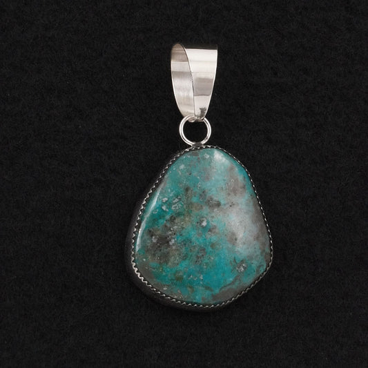 Leslie Nez Turquoise & Sterling Silver Pendant
