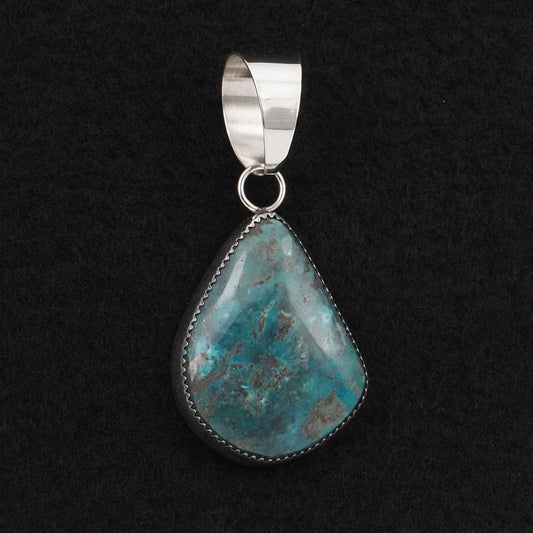 Leslie Nez Turquoise & Sterling Silver Pendant