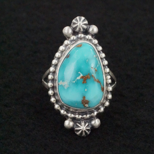 Randy Boyd Turquoise & Sterling Silver Ring Size 6.5