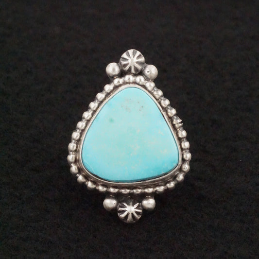 Randy Boyd Turquoise & Sterling Silver Ring Size 7