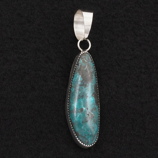 Leslie Nez Turquoise & Sterling Silver Pendant