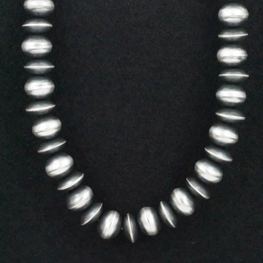 Presley Haley Sterling Silver Navajo Pearl Necklace 24"