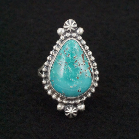 Randy Boyd Turquoise & Sterling Silver Ring Size 7.5