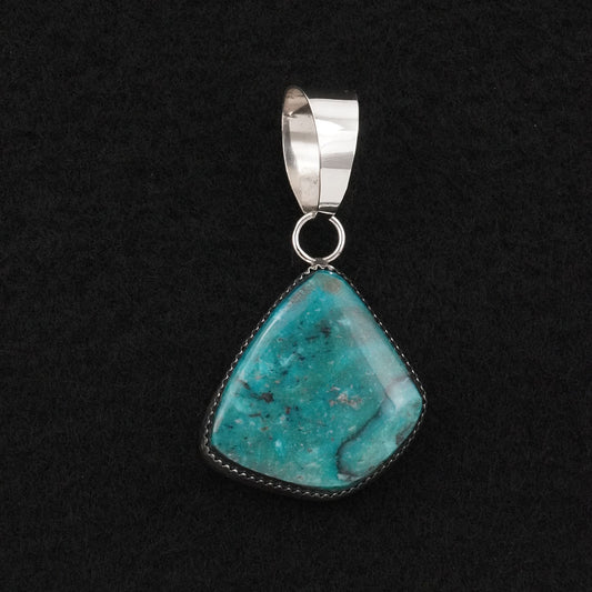 Leslie Nez Turquoise & Sterling Silver Pendant