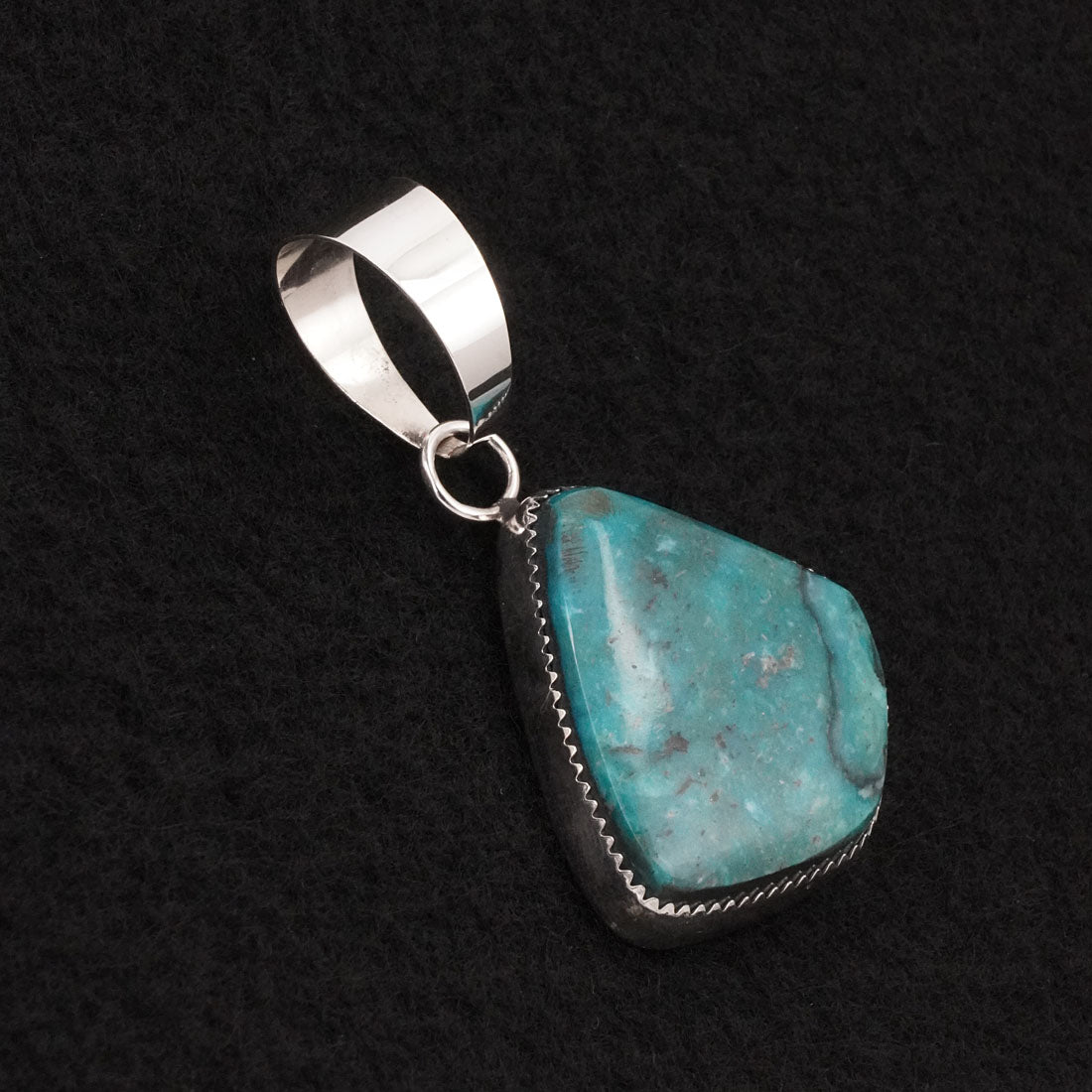 Leslie Nez Turquoise & Sterling Silver Pendant