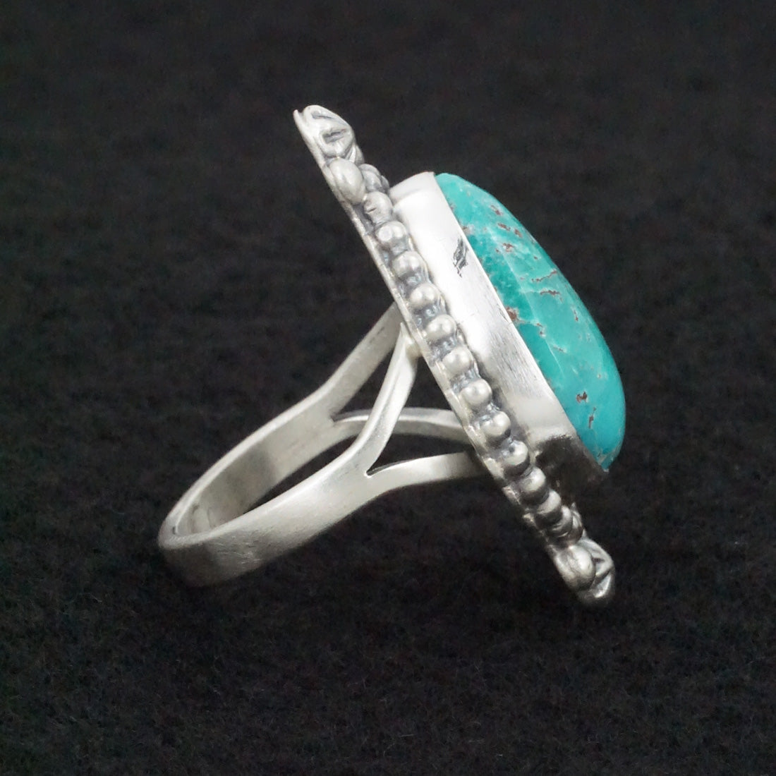 Randy Boyd Turquoise & Sterling Silver Ring Size 7.5