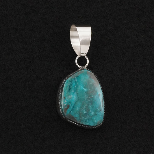 Leslie Nez Turquoise & Sterling Silver Pendant