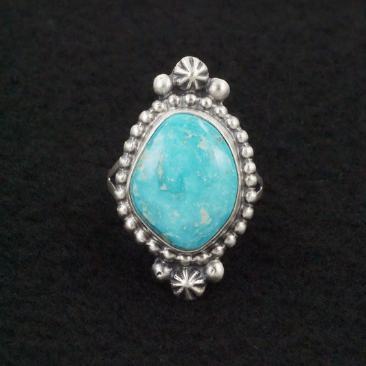 Randy Boyd Turquoise & Sterling Silver Ring Size 6.5