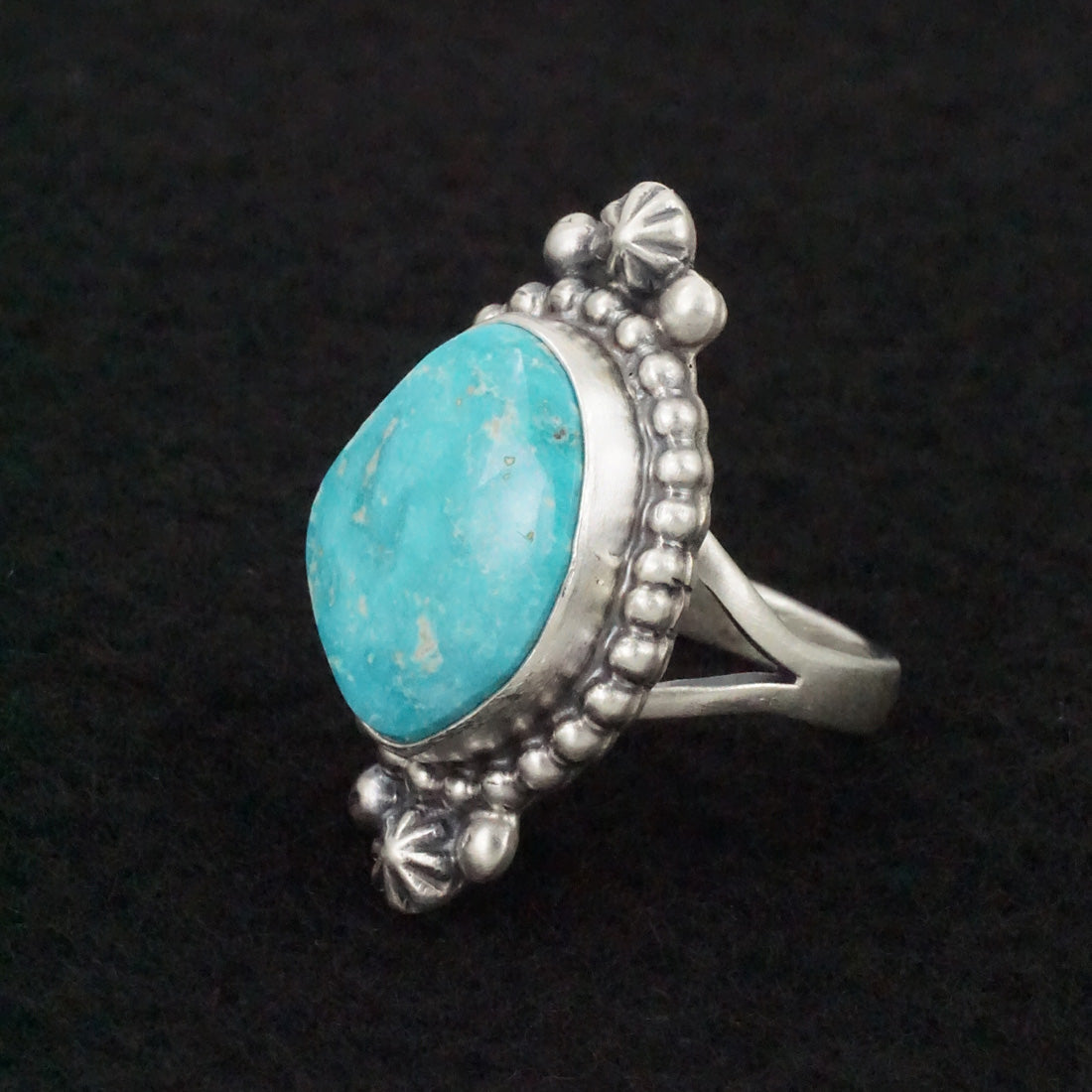 Randy Boyd Turquoise & Sterling Silver Ring Size 6.5