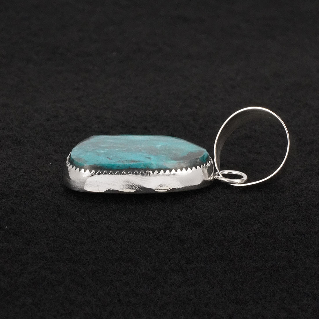 Leslie Nez Turquoise & Sterling Silver Pendant