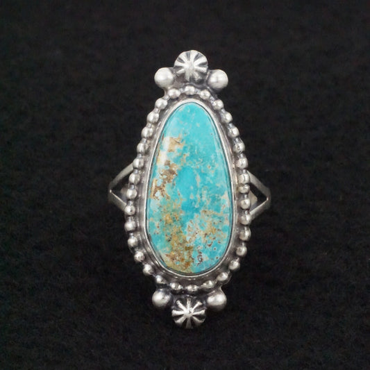 Randy Boyd Turquoise & Sterling Silver Ring Size 9