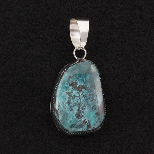 Leslie Nez Turquoise & Sterling Silver Pendant