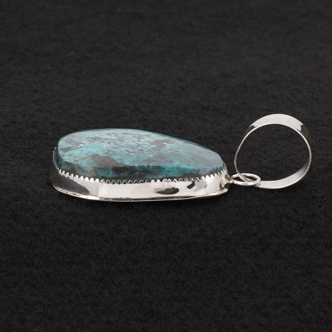 Leslie Nez Turquoise & Sterling Silver Pendant