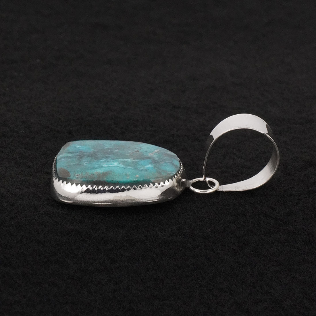 Leslie Nez Turquoise & Sterling Silver Pendant