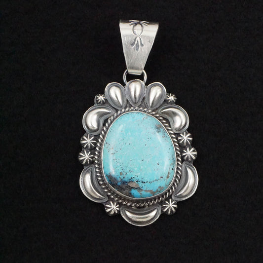 Raymond Delgarito Turquoise & Sterling Silver Pendant