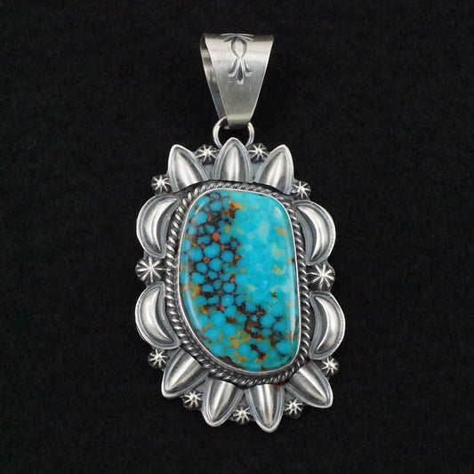 Raymond Delgarito Turquoise & Sterling Silver Pendant