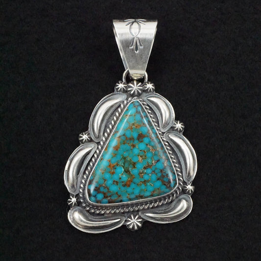 Raymond Delgarito Turquoise & Sterling Silver Pendant